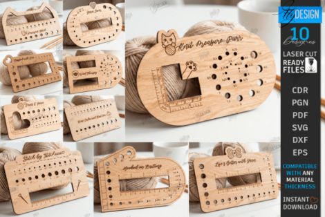 Medidor para corte láser y CNC, accesorio ideal para tejer