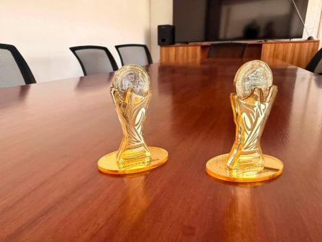Trofeo Copa del Mundo en MDF