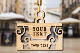 Letrero decorativo personalizable para tu hogar