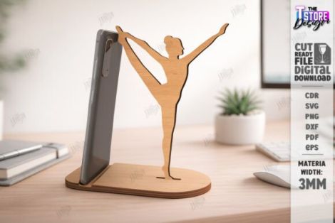 Soporte láser para teléfono deportivo y baile Día del Amor