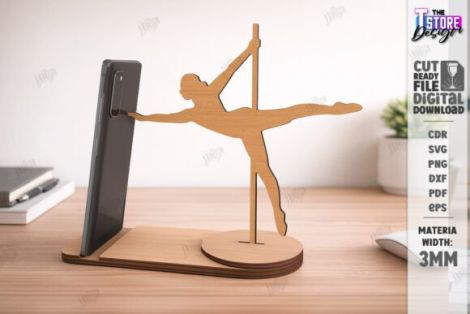 Soporte láser para teléfono deportivo y baile Día del Amor