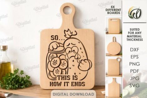 Tablas de cocina divertidas con ilustraciones