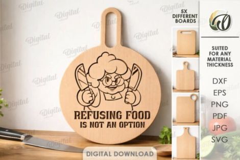 Tablas de cocina divertidas con ilustraciones