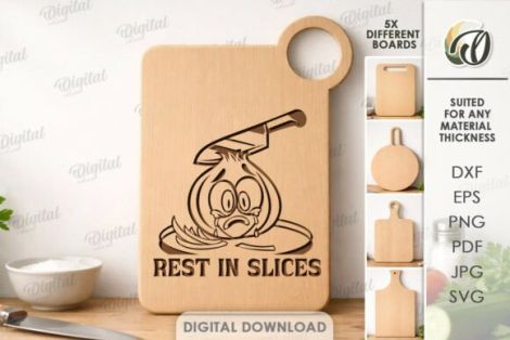 Tablas de cocina divertidas con ilustraciones