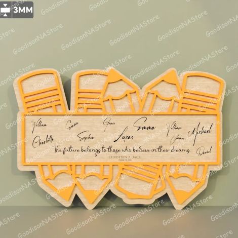 Letreros graduación para corte láser y CNC, SVG y DXF incluidos