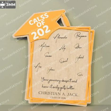 Letreros graduación para corte láser y CNC, SVG y DXF incluidos