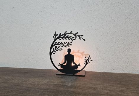 Tablero MDF para corte láser y CNC, decoración yoga