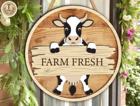 Colgadores de puerta con animales en capas para corte láser y CNC