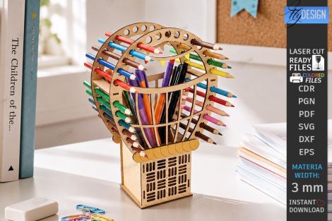 Organizador de escritorio para manualidades y decoración