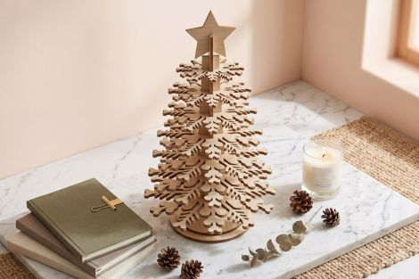 Árboles de Navidad 3D en MDF para Corte Láser - Diseño SVG