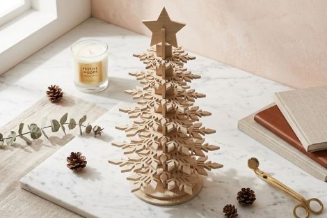 Árboles de Navidad 3D en MDF para Corte Láser - Diseño SVG