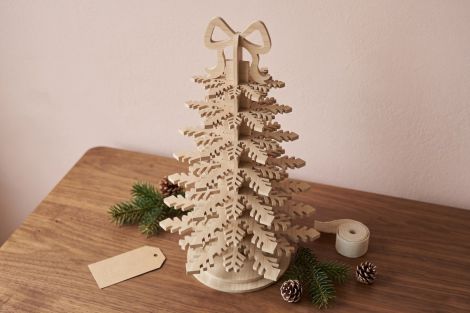 Árboles de Navidad 3D en MDF para Corte Láser - Diseño SVG