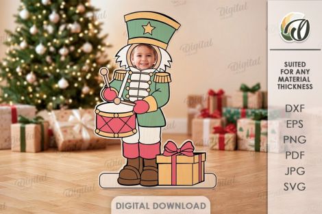 Zonas fotográficas navideñas para corte láser y CNC