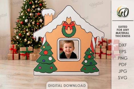 Zonas fotográficas navideñas para corte láser y CNC