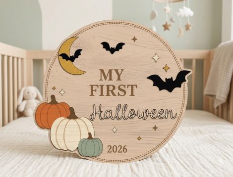 Decoración Halloween para corte láser y CNC, diseño original