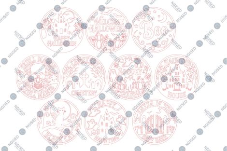 Letreros decorativos Halloween para corte láser y CNC, archivos SVG y DXF incluidos
