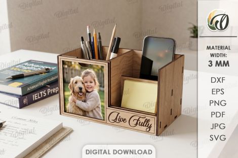 Organizador de oficina para corte láser y CNC, diseño multifuncional