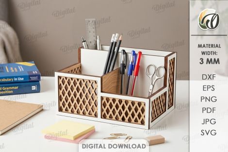 Organizador de oficina para corte láser y CNC, diseño multifuncional