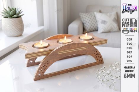 Diseño para corte láser: Pack velas pequeñas