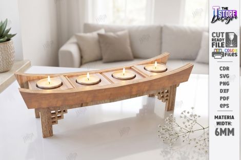 Diseño para corte láser: Pack velas pequeñas