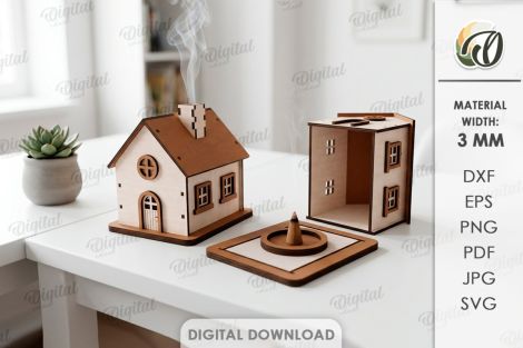 Paquete de casas de incienso para decoración Hogar