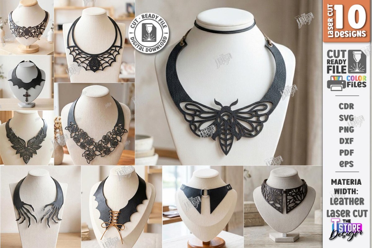 Collares de cuero personalizados para manualidades