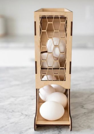 Dispensador de huevos de Día del Padre para corte láser y CNC
