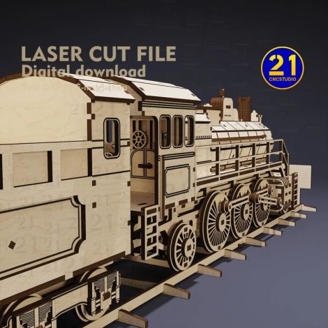 Locomotora de tren de vapor para decoración del hogar