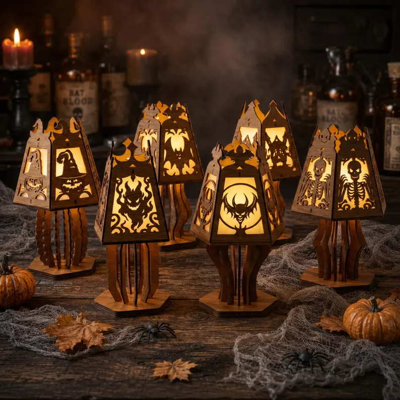 Pack de lámparas LED Halloween para decoración y manualidades